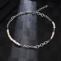 Basic Streetwear Geometric 304 Stainless Steel Imitation Pearl 18K Gold Plated Unisex Necklace main image 1