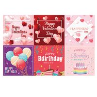 Valentine's Day Birthday Cute Sweet Letter Paper Party Festival Card main image 2
