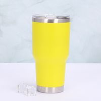 Casual Solid Color Stainless Steel Water Bottles 1 Piece sku image 4