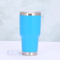 Lässig Einfarbig Rostfreier Stahl Wasserflaschen 1 Stück sku image 10