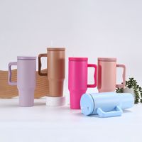 Casual Solid Color Stainless Steel Thermos Cup 1 Piece main image 4