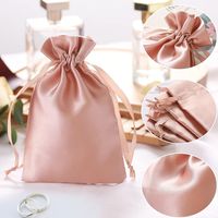 Style Simple Couleur Unie Chiffon Sacs D'emballage Bijoux main image 6