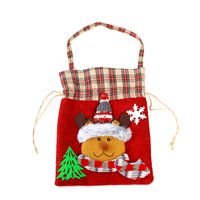 Christmas Cartoon Style Cute Santa Claus Snowman Cloth Party Carnival Festival Gift Bags main image 4