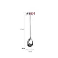 Cute Cartoon Stainless Steel Spoon 1 Piece sku image 6