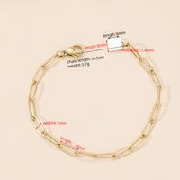 Elegant Titanium Steel Polishing Plating 18k Gold Plated Bracelets main image 4