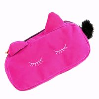Korean Cute Cat Large Capacity Cosmetic Bag Korea Cute Clutch Bag Girl Coin Purse Student Storage Bag For Women sku image 4