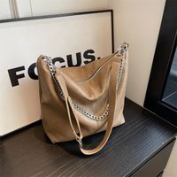 Women's All Seasons Pu Leather Solid Color Streetwear Square Zipper Shoulder Bag main image 5