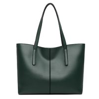 Women's All Seasons Pu Leather Solid Color Streetwear Square Zipper Tote Bag sku image 4