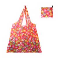 Cute Pastoral Flower Polyester Composite Needle Punched Cotton Shopping Bags sku image 86
