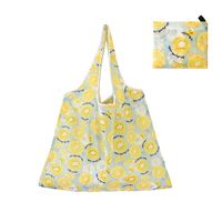 Cute Pastoral Flower Polyester Composite Needle Punched Cotton Shopping Bags sku image 57