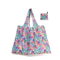 Cute Pastoral Flower Polyester Composite Needle Punched Cotton Shopping Bags sku image 62
