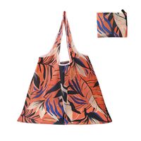 Cute Pastoral Flower Polyester Composite Needle Punched Cotton Shopping Bags sku image 5