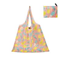 Cute Pastoral Flower Polyester Composite Needle Punched Cotton Shopping Bags sku image 93