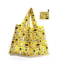 Cute Pastoral Flower Polyester Composite Needle Punched Cotton Shopping Bags sku image 56