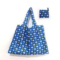 Cute Pastoral Flower Polyester Composite Needle Punched Cotton Shopping Bags sku image 61