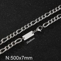 Stainless Steel 18K Gold Plated Simple Style Plating Geometric Bracelets Necklace sku image 5