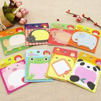 1 Piece Animal Learning Paper Cartoon Style Sticky Note main image 1