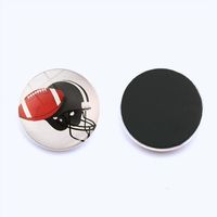 Basketball Football Sports Ball Games Refridgerator Magnets Time Stone Magnetic Glass Whiteboard Stickers Decorations 25mm sku image 7