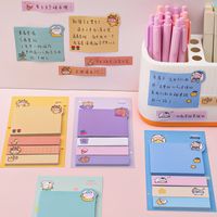 1 Piece Solid Color School Paper Cartoon Style Sticky Note main image 5