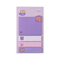 1 Piece Solid Color School Paper Cartoon Style Sticky Note main image 4