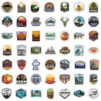 100 Pieces  National Park Graffiti Stickers Special Decoration Computer Luggage main image 5