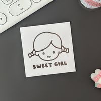 1 Piece Cartoon School Pvc Cute Stickers sku image 14