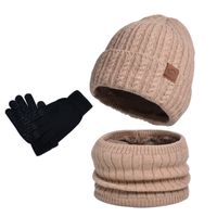 Men's Basic Simple Style Solid Color Eaveless Wool Cap sku image 9