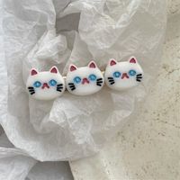 Cute Cat Arylic Women's Jewelry Set sku image 6