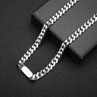 Einfacher Stil Geometrisch Einfarbig Titan Stahl Unisex Halskette main image 3
