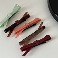 Vintage Style Solid Color Arylic Hair Clip main image 1