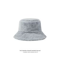 Women's Basic Simple Style Solid Color Wide Eaves Bucket Hat sku image 12