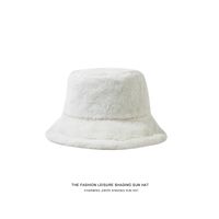 Women's Basic Simple Style Solid Color Wide Eaves Bucket Hat sku image 4