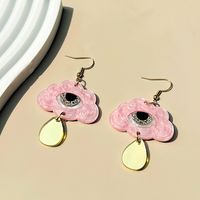 1 Pair Cartoon Style Clouds Eye Arylic Ear Hook main image 2