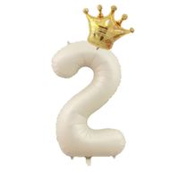 Cute Sweet Number Aluminum Film Birthday Balloons sku image 2