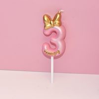Birthday Cute Number Paraffin Candle sku image 4