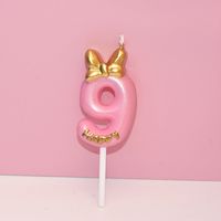 Birthday Cute Number Paraffin Candle sku image 10