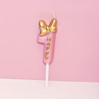Birthday Cute Number Paraffin Candle sku image 2
