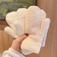 Women's Simple Style Solid Color Gloves 1 Pair main image 5