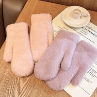 Women's Simple Style Solid Color Gloves 1 Pair main image 3