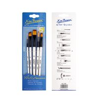 1 Set Solid Color Learning Wood Preppy Style Brush main image 3