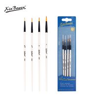 1 Set Solid Color Learning Wood Preppy Style Brush sku image 1