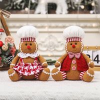 Christmas Cartoon Style Cute Gingerbread Cloth Indoor Party Festival Doll main image 1