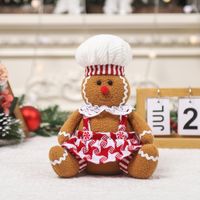 Christmas Cartoon Style Cute Gingerbread Cloth Indoor Party Festival Doll sku image 2