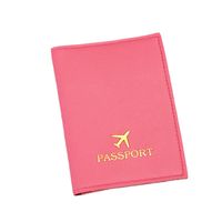 Unisex Basic Solid Color Pu Leather Passport Holders main image 5