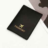 Unisex Basic Solid Color Pu Leather Passport Holders main image 4