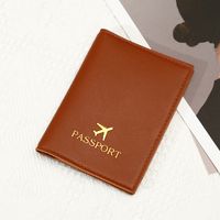 Unisex Basic Solid Color Pu Leather Passport Holders sku image 7