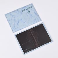 Unisex Elegant Letter Solid Color Pu Leather Passport Holders sku image 7