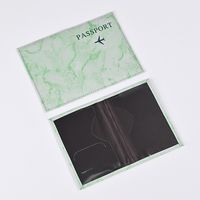 Unisex Elegant Letter Solid Color Pu Leather Passport Holders sku image 4