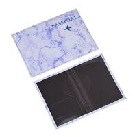 Unisex Elegant Letter Solid Color Pu Leather Passport Holders main image 2
