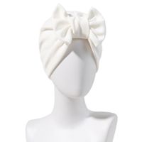 Women's Basic Solid Color Bowknot Eaveless Nationality-featured Cap sku image 2